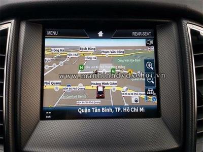 Bản đồ GPS dẫn đường cho màn hình DVD xe Ford Ranger Wildtrak